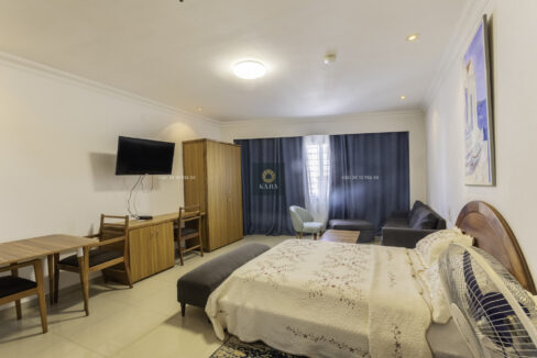 Intérieur du studio meublé