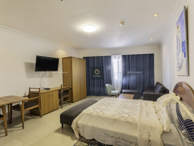Intérieur du studio meublé
